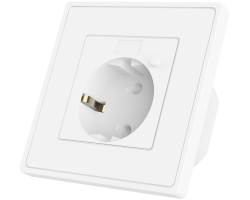 Smart zidna utičnica WOOX R4054 250VAC 10A 2300W, WooxHome app, glasovna kontrola - Alexa & Google Assistant