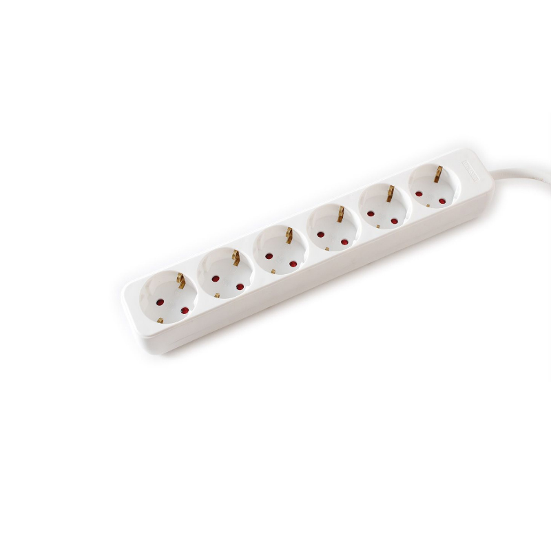 Roline VALUE naponska letva 6 utičnica, 1.5m kabel bijela-1