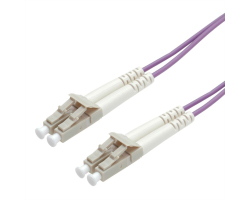 Roline VALUE optički kabel 50/125µm LC/LC Duplex, OM4, 3.0m, ljubičasti