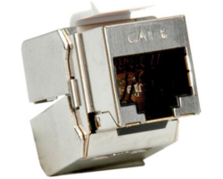 Roline RJ45 Keystone konektor Cat.6/Class E, STP (tool-free), srebrni