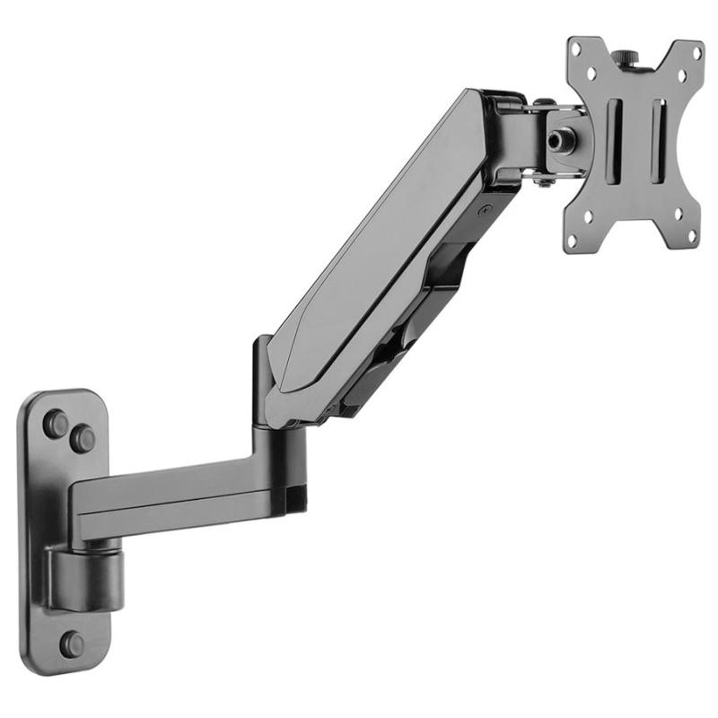 zidni nosač za monitor ROLINE VALUE, 5 spojeva, Pivot, nosivost 8kg crni-1