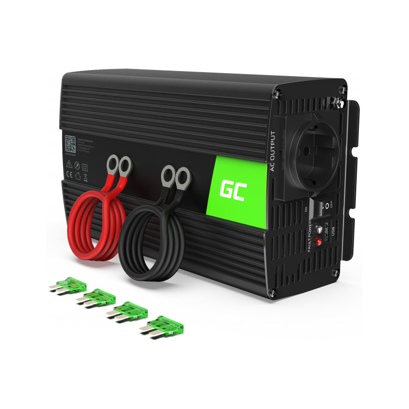 Green Cell strujni inverter 12V na 230V, 1000W/2000W Pure Sine Wave (INV09)-6