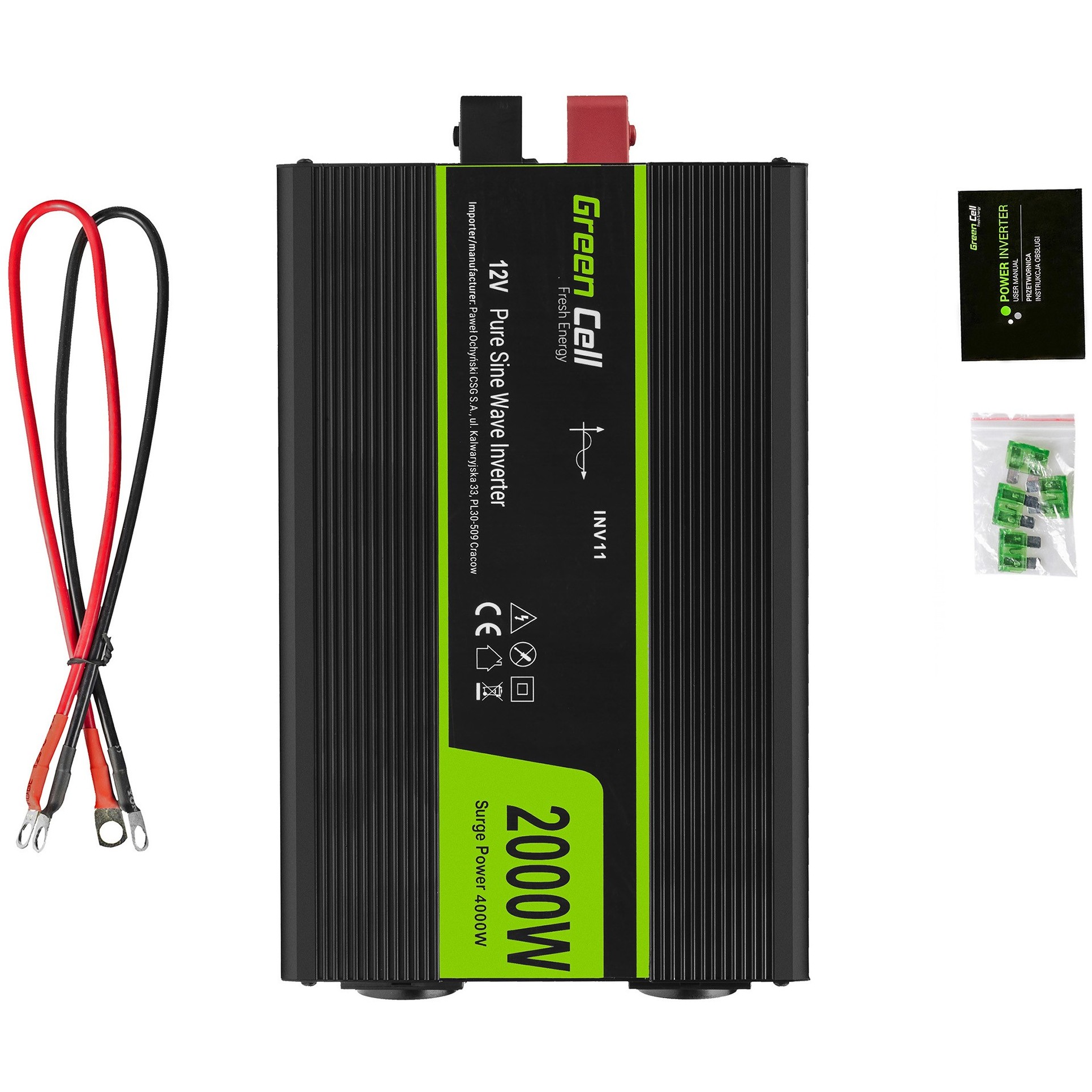 Inverter GREEN CELL INV11 2000W/4000W Full sine Wave-5