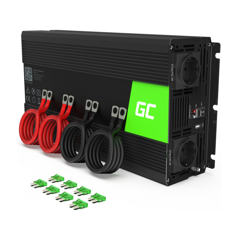 Green Cell strujni inverter 12V na 220V, 3000W/6000W (INV12)-3