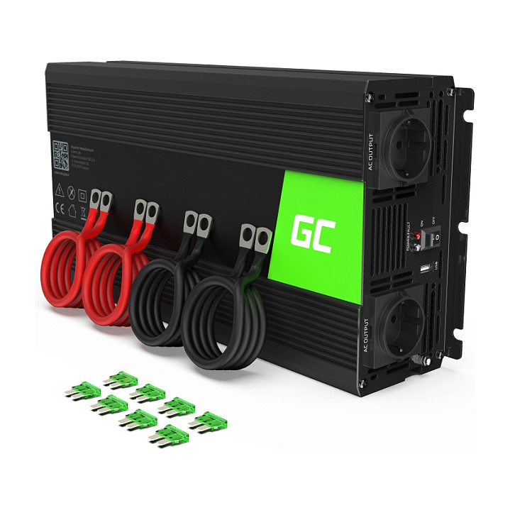Green Cell strujni inverter 12V na 220V, 3000W/6000W (INV12)-1