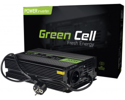Green Cell strujni inverter 12V na 230V, 300W/600W, za peći i pumpe za centralno grijanje (INV07)