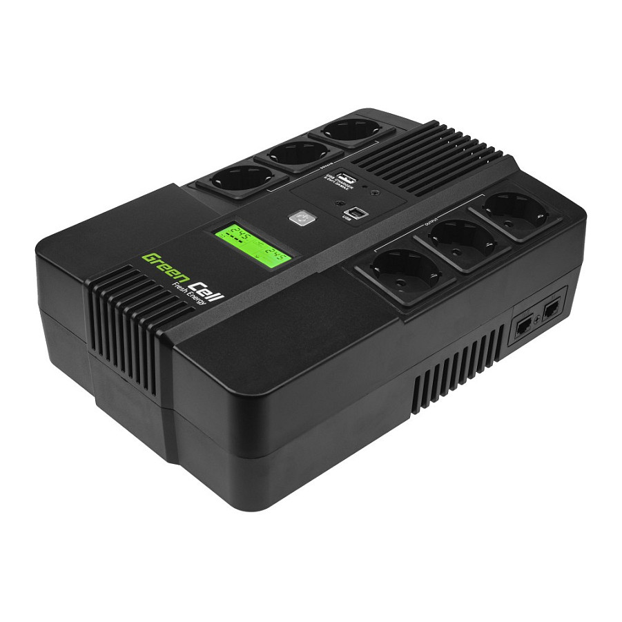 UPS GREEN CELL AiO 600VA/360W Line Interactive AVR LCD-3