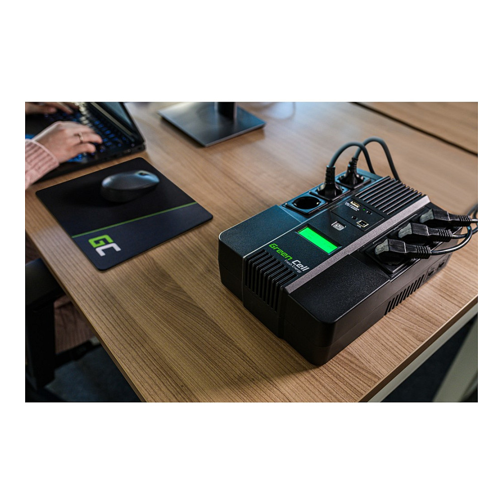 UPS GREEN CELL AiO 600VA/360W Line Interactive AVR LCD-5