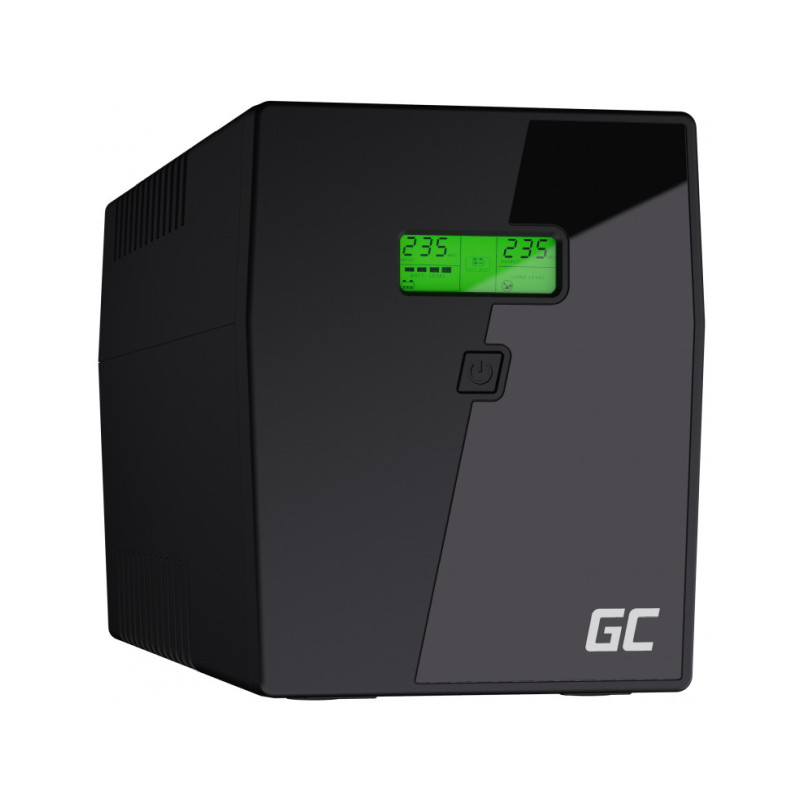 Green Cell UPS Microsine 2000VA/1400W, Line Interactive Pure Sinewave, LCD-1