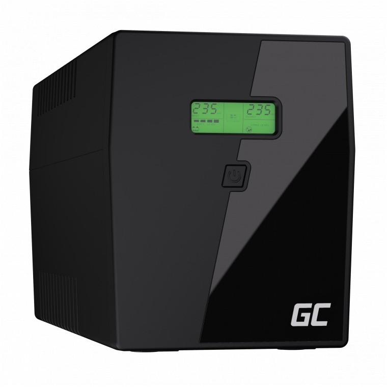 Green Cell UPS Microsine 2000VA/1400W, Line Interactive Pure Sinewave, LCD-1