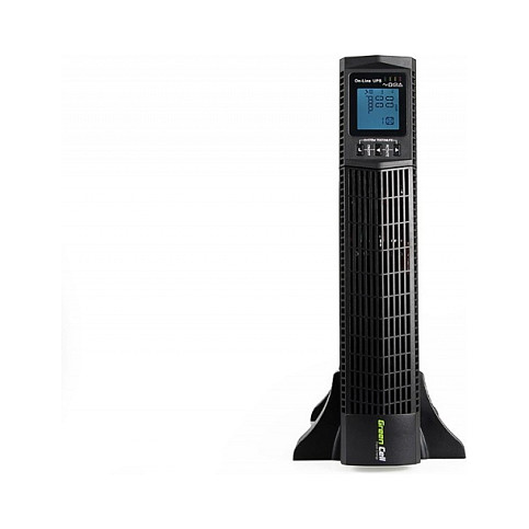 Green Cell UPS Online RTII 2000VA/1800W, LCD (Snaga 2000VA, Zaštita od prenapona, USB/RJ45, 6x IEC320 C13-10A utičnice, Težina 20 kg)-4