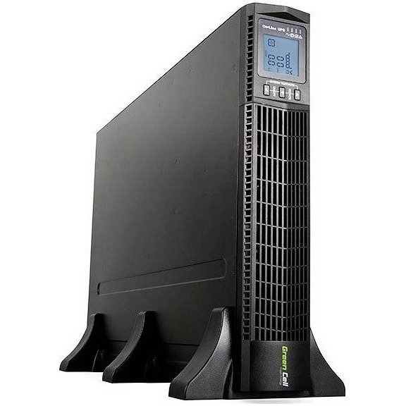 Green Cell UPS Online RTII 3000VA/2700W, LCD-1