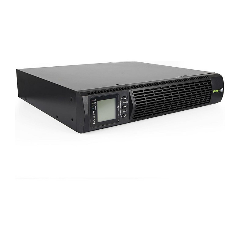 Green Cell UPS Online RTII 1000VA/900W, LCD-2