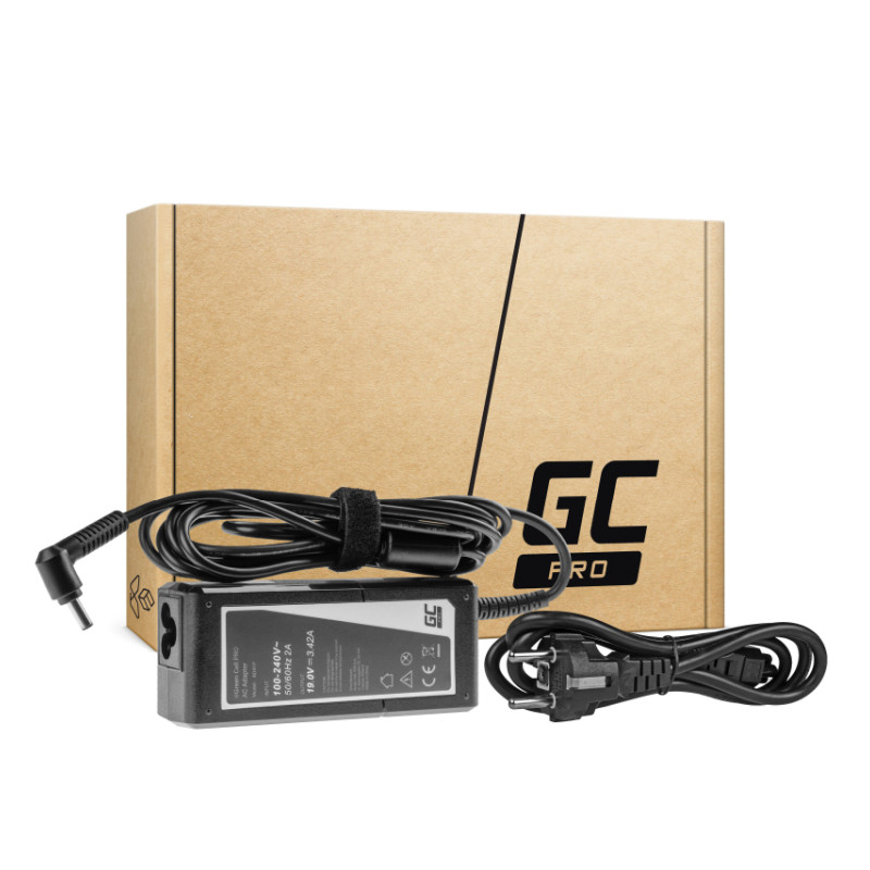 Adapter Green Cell AD41P AC za Asus X Series 65W, 19V/3.42A, 4.0mm-1.35mm-1