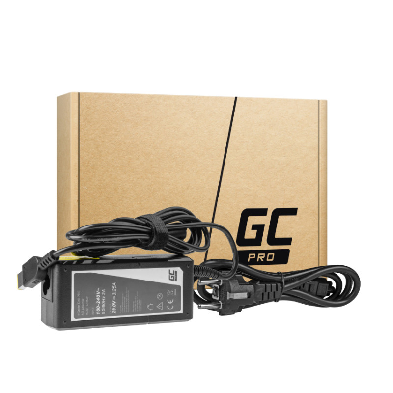 Green Cell (AD38AP) AC adapter 65W Slim Tip, 20V/3.25A-1