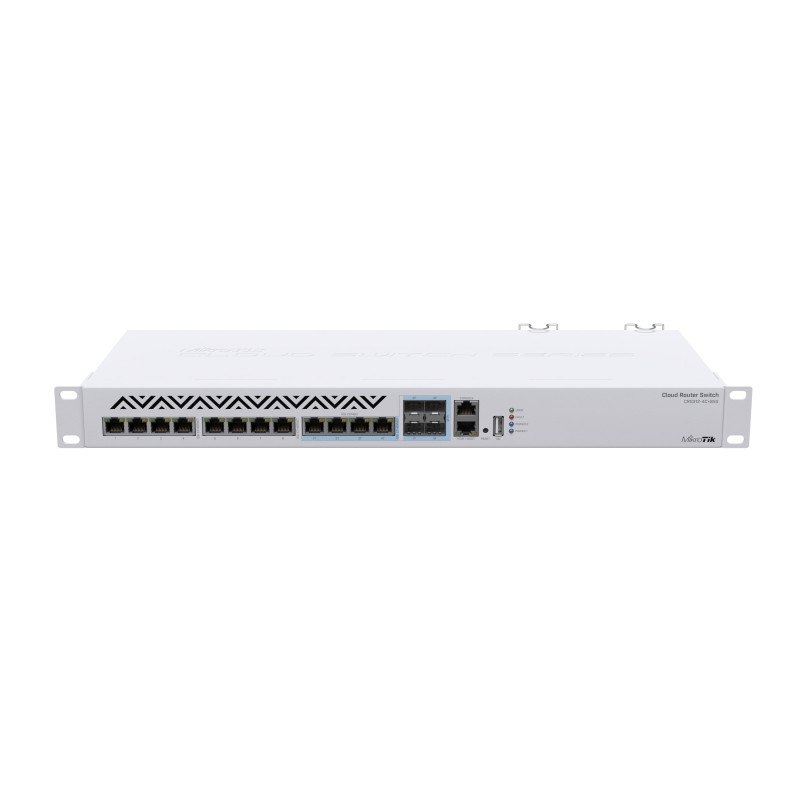 Prekidač MIKROTIK CRS312-4C+8XG-RM (8×1G/2.5G/5G/10G RJ45, 4×combo ports, dual boot, 1U rackmount)-1