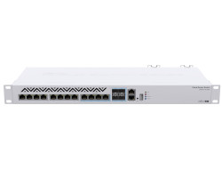 Prekidač MIKROTIK CRS312-4C+8XG-RM (8×1G/2.5G/5G/10G RJ45, 4×combo ports, dual boot, 1U rackmount)