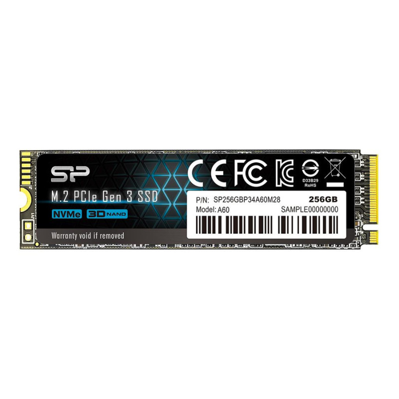 Silicon Power A60 256GB SSD M.2 2280 PCIe NVMe Gen3x4-1