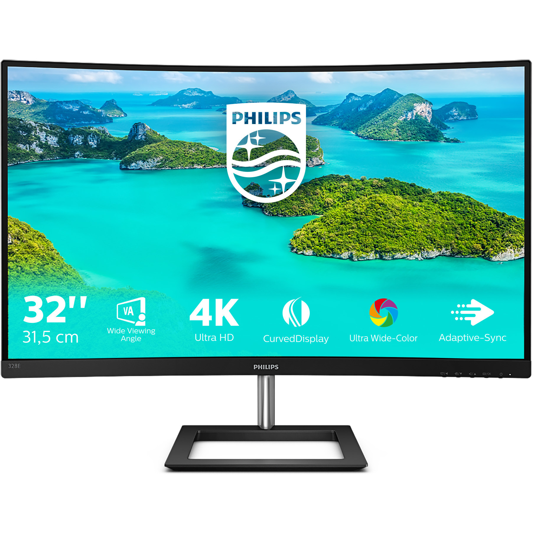 Monitor PHILIPS 328E1CA (31.5" VA, 4K UHD, 60Hz)-9