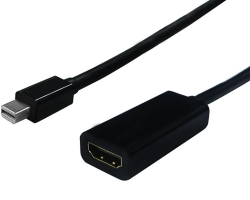 STANDARD adapter/kabel Mini DisplayPort - HDMI, M/F, 0.1m-0