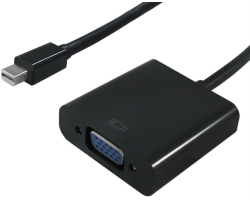 STANDARD adapter/kabel Mini DisplayPort - VGA, M/F, 0.15m-1