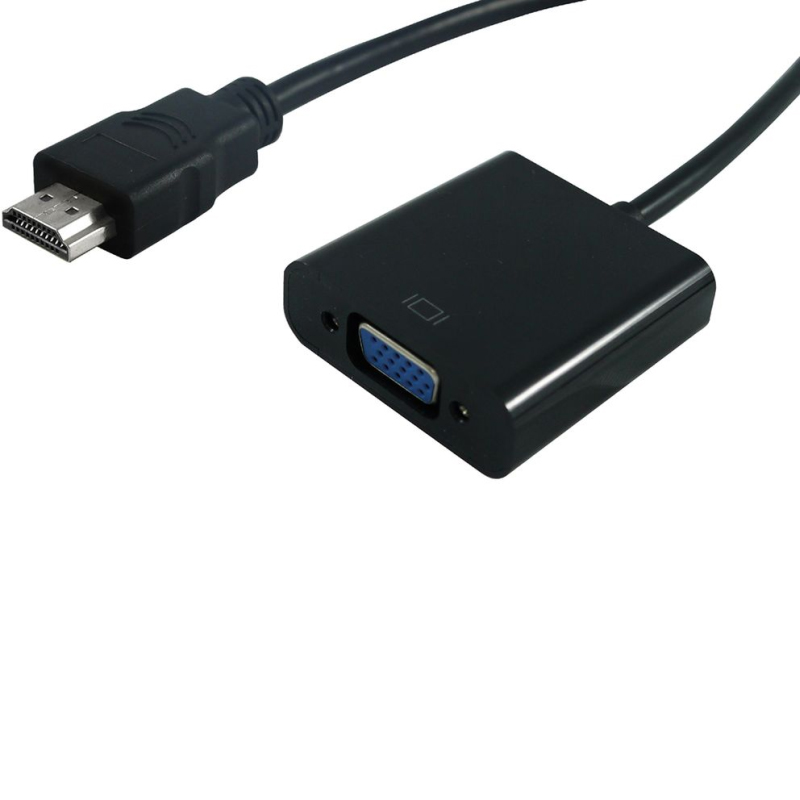 STANDARD adapter/kabel HDMI - VGA, M/F, 0.15m-0
