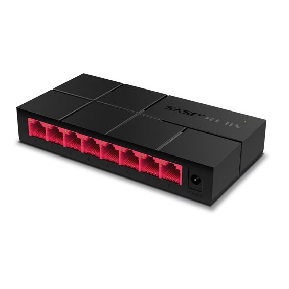 Mercusys 8-port Gigabit mini Desktop preklopnik (Switch), 8×10/100/1000M RJ45 ports, plastično kućište-1