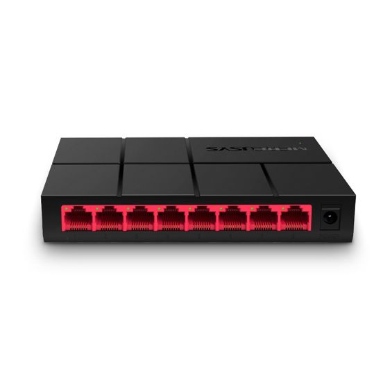 Mercusys 8-port Gigabit mini Desktop preklopnik (Switch), 8×10/100/1000M RJ45 ports, plastično kućište-3