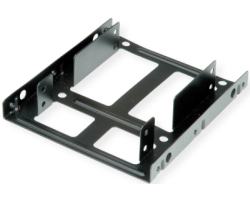 Roline HDD montažni adapter, 3.5" za 2×2.5" HDD/SSD, metalni-1