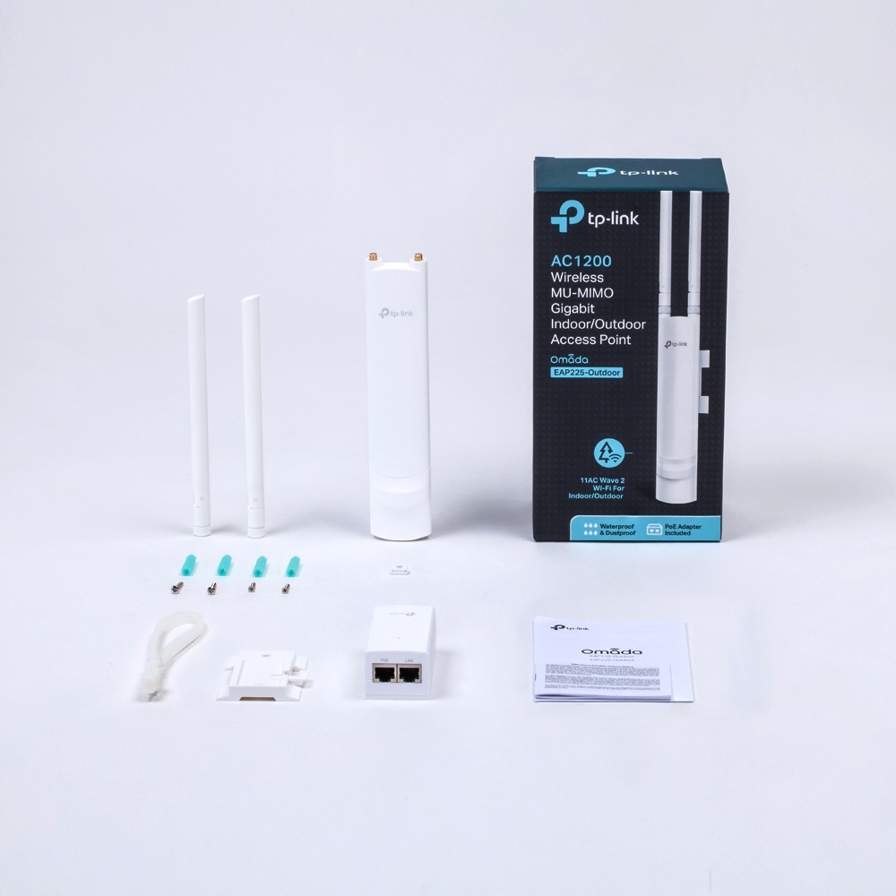 TP-Link AC1200 bežična pristupna točka zidna/stropna vanjska (AP) 300Mbps/867Mbps (2.4GHz/5GHz), 802.11a/b/g/n/ac, 1×GLAN, podrška za PoE, IP65, 2×vanjska antena-11