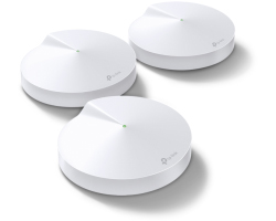 TP-Link AC1300 Deco M5 (3-pack) Mesh WiFi, Dual-Band 400Mbps/867Mbps (2.4GHz/5GHz), 802.11ac/a/b/g/n, BT 4.2, 2×G-LAN, 1×USB Type-C, Deco app