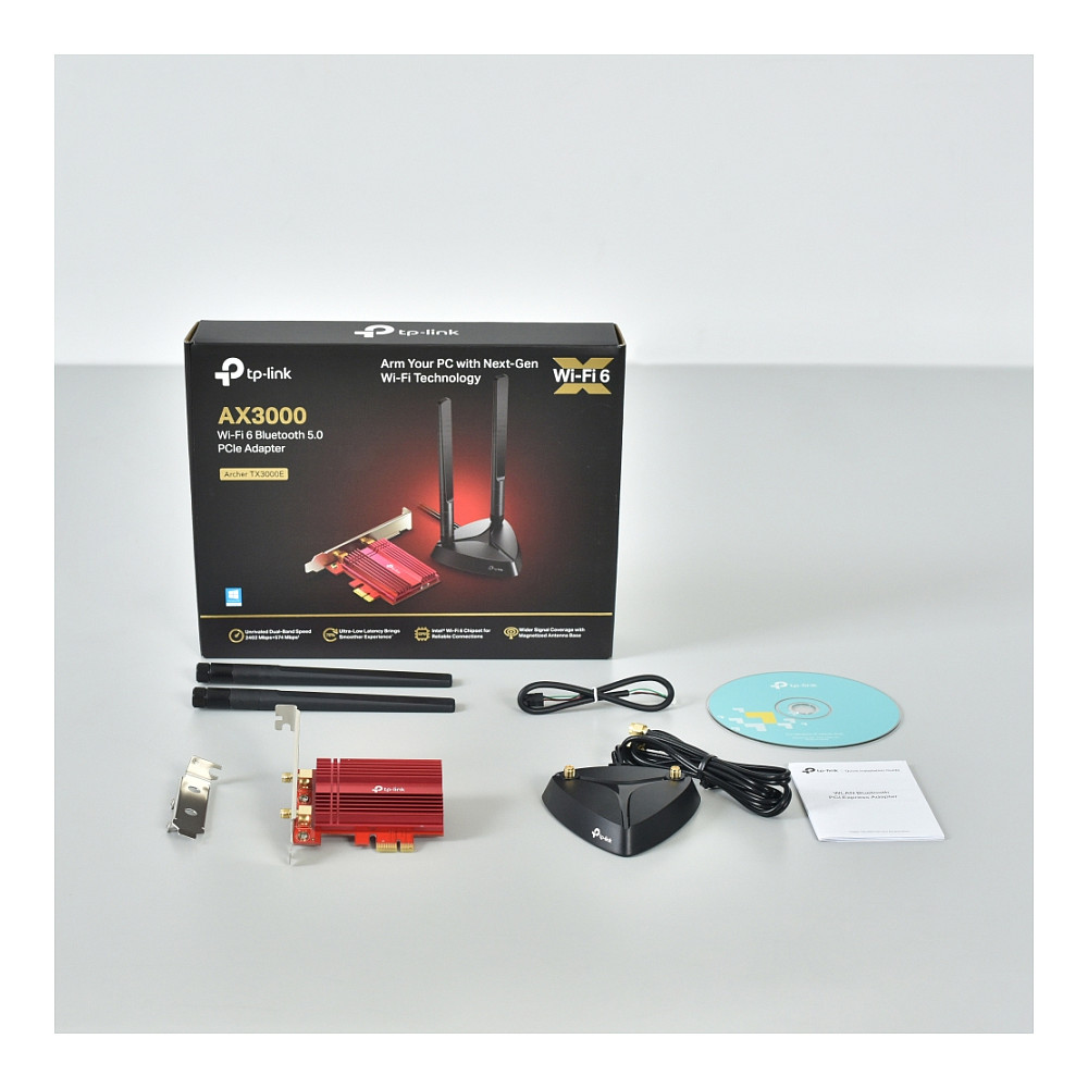 TP-Link AX3000 Archer TX3000E bežični Dual-Band Wi-Fi 6 BT5.0 PCI-E adapter 574Mbps/2402Mbps (2.4GHz/5GHz), 802.11ax/ac/n/a/g/b, 2× 5dBi antene-9