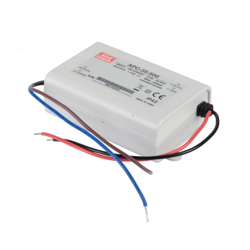 Napajanje MEAN WELL APC-35-500 (snaga 35W, izlazni napon 25-70V DC, struja 500mA)-0