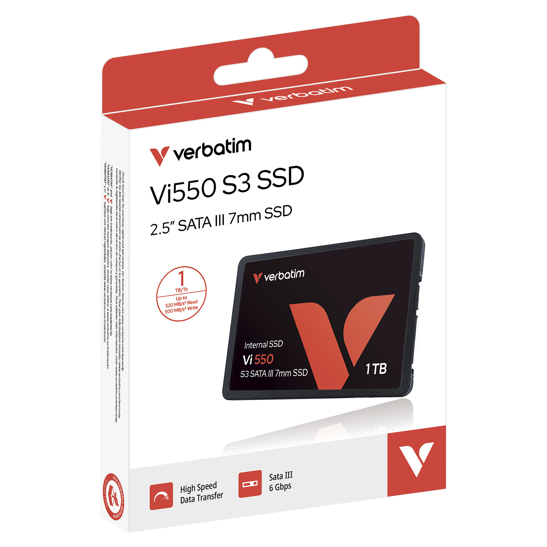 SSD VERBATIM Vi550 S3 1TB SATA3 TLC, 2.5"-0