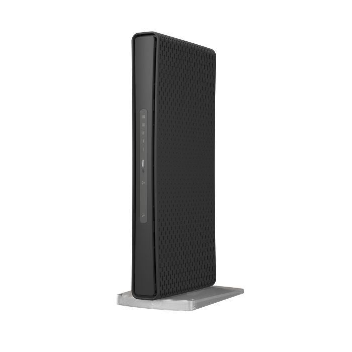 Mikrotik hAP ac3 LTE6 kit, 716MHz CPU, 256MB RAM, 5×G-LAN, 2.4Ghz 802.11b/g/n, 5Ghz 802.11ac, LTE CAT6 modem, interne antene, tower kučište, USB, PSU, RouterOS L4-5
