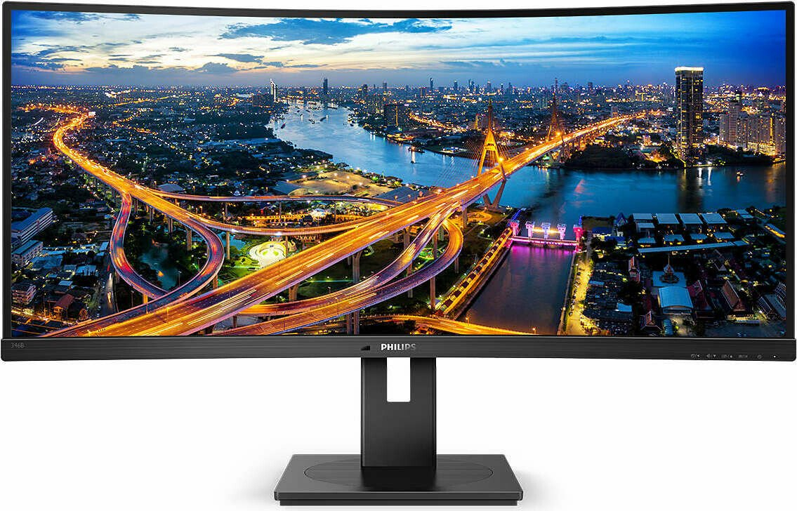 Monitor PHILIPS B line 346B1C/00 (34" VA, 100Hz, 3440×1440 WQHD, zakrivljeni crni)-9