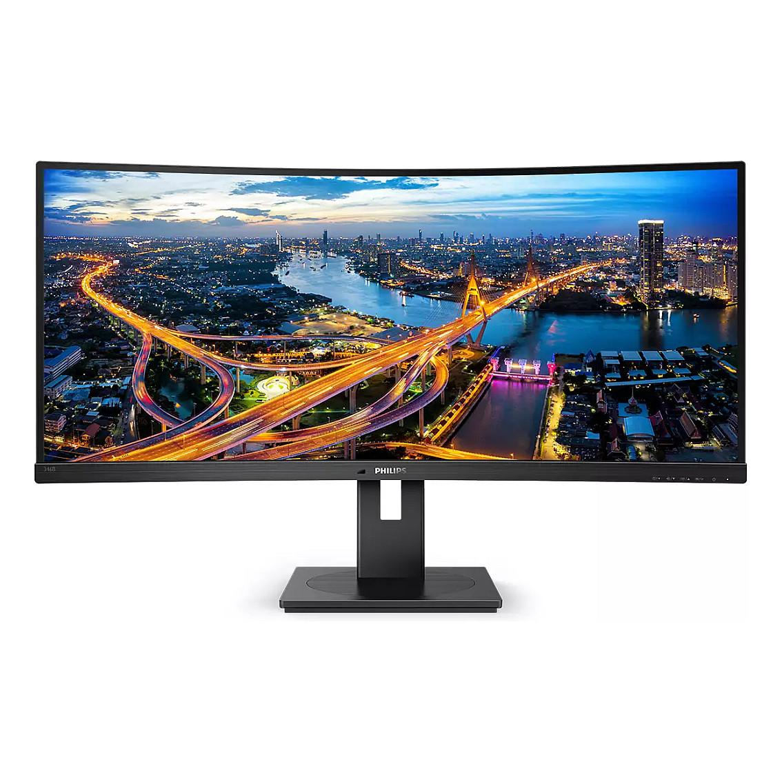 Monitor PHILIPS B line 346B1C/00 (34" VA, 100Hz, 3440×1440 WQHD, zakrivljeni crni)-25