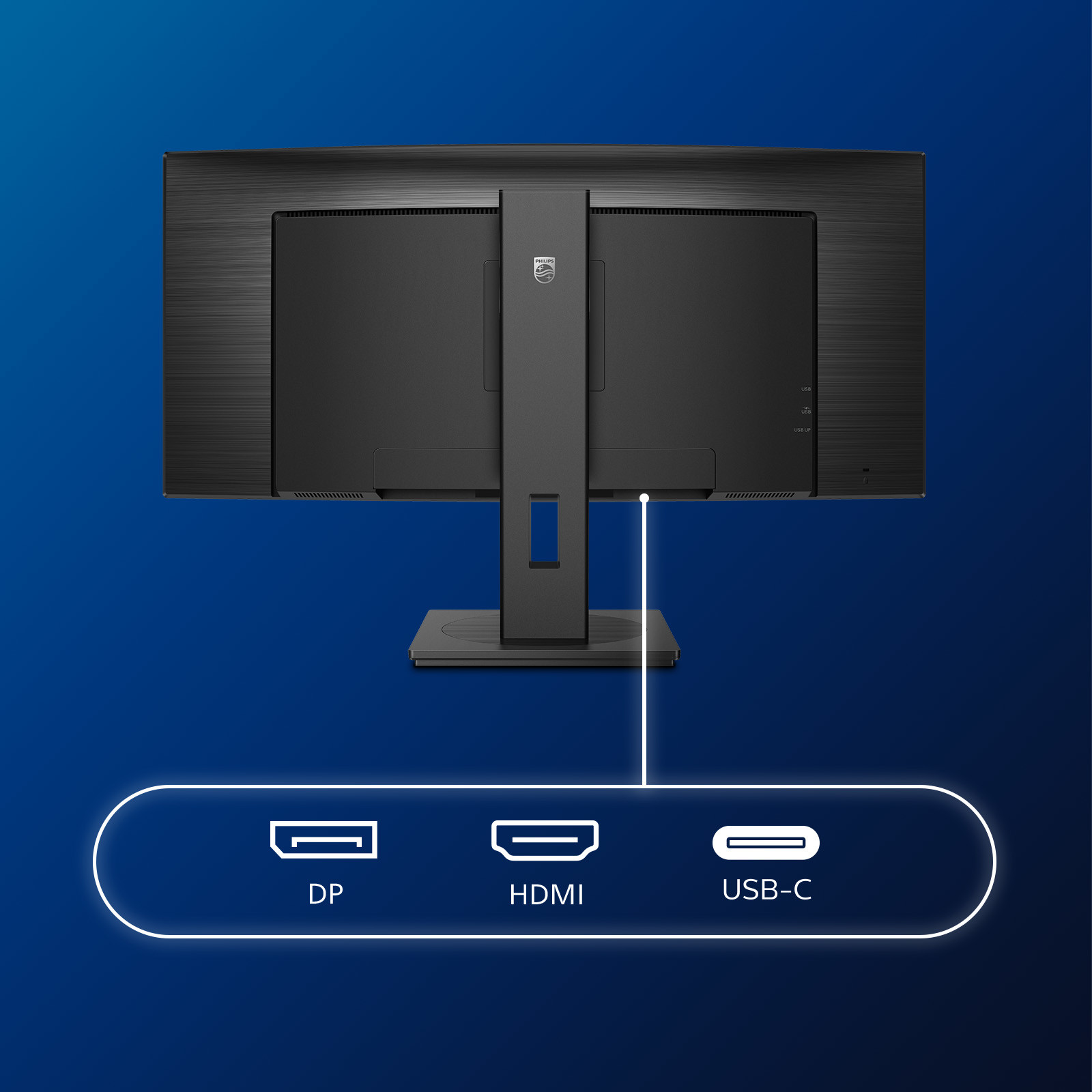 Monitor PHILIPS B line 346B1C/00 (34" VA, 100Hz, 3440×1440 WQHD, zakrivljeni crni)-14