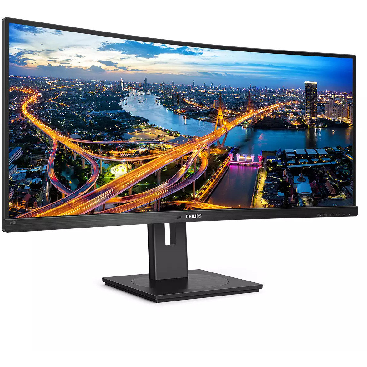 Monitor PHILIPS B line 346B1C/00 (34" VA, 100Hz, 3440×1440 WQHD, zakrivljeni crni)-20