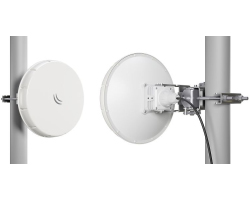 Mikrotik Wireless Wire nRAYG-60ad (2×LHGG-60ad za 60Ghz link), 60GHz antena, 802.11ad, two core 1.2GHz CPU, 256MB RAM, 1xG-LAN, RouterOS L3, POE, PSU-0
