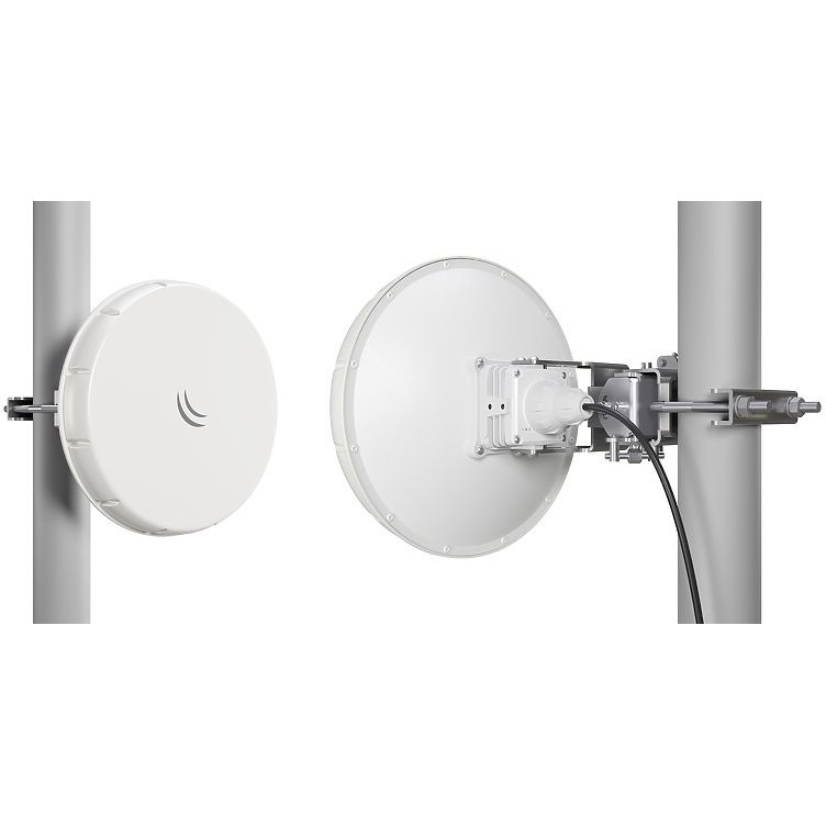 Mikrotik Wireless Wire nRAYG-60ad (2×LHGG-60ad za 60Ghz link), 60GHz antena, 802.11ad, two core 1.2GHz CPU, 256MB RAM, 1xG-LAN, RouterOS L3, POE, PSU-2