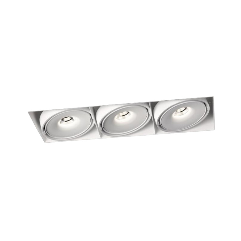 Ugradbena svjetiljka DELTA LIGHT MiniGrid 3 x GU5.3 (3x50W, AC 85-265V, kut svjetlosti 35°, prigušiva, PC i Aluminij)-1