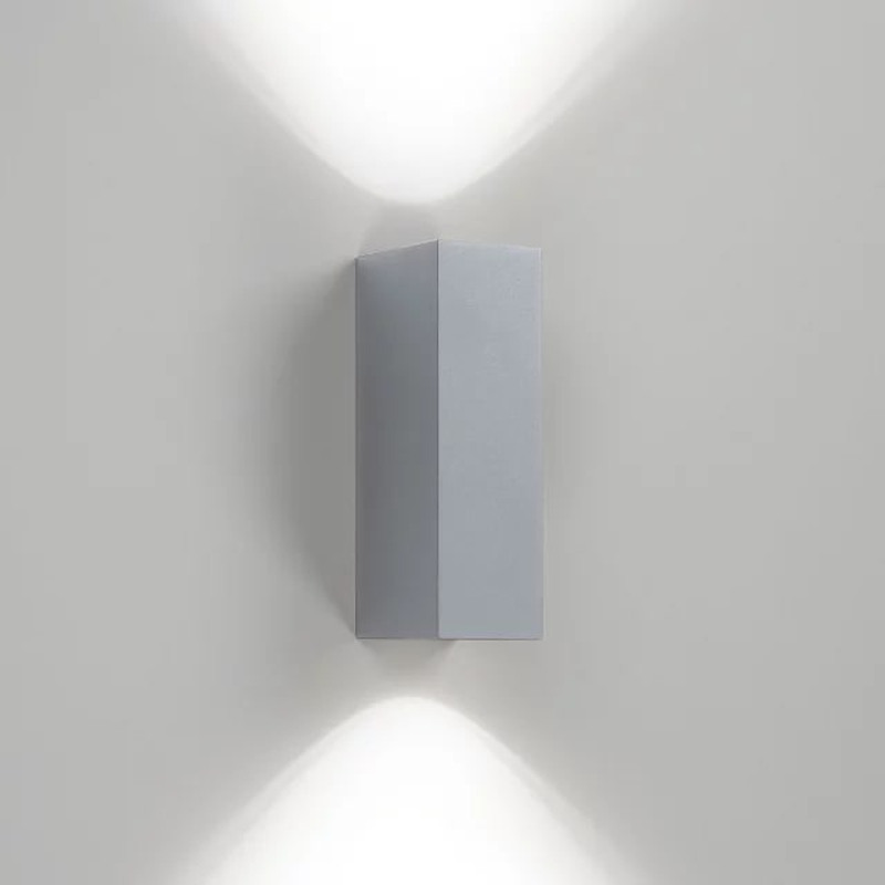 Zidna svjetiljka DELTA LIGHT Mono Up-Down A - siva (2 x GU 5.3 12V, AC 12V, kut svjetlosti 35°, prigušivanje, PC i Aluminij)-1