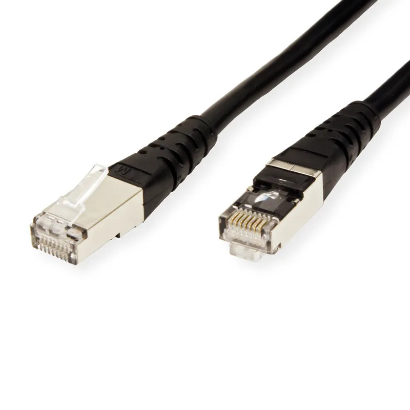 Roline S/FTP (PiMF) Cat.6 mrežni kabel oklopljeni, 3.0m crni-0