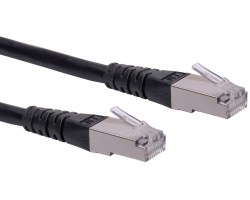 Roline S/FTP (PiMF) Cat.6 mrežni kabel oklopljeni, 3.0m crni-1