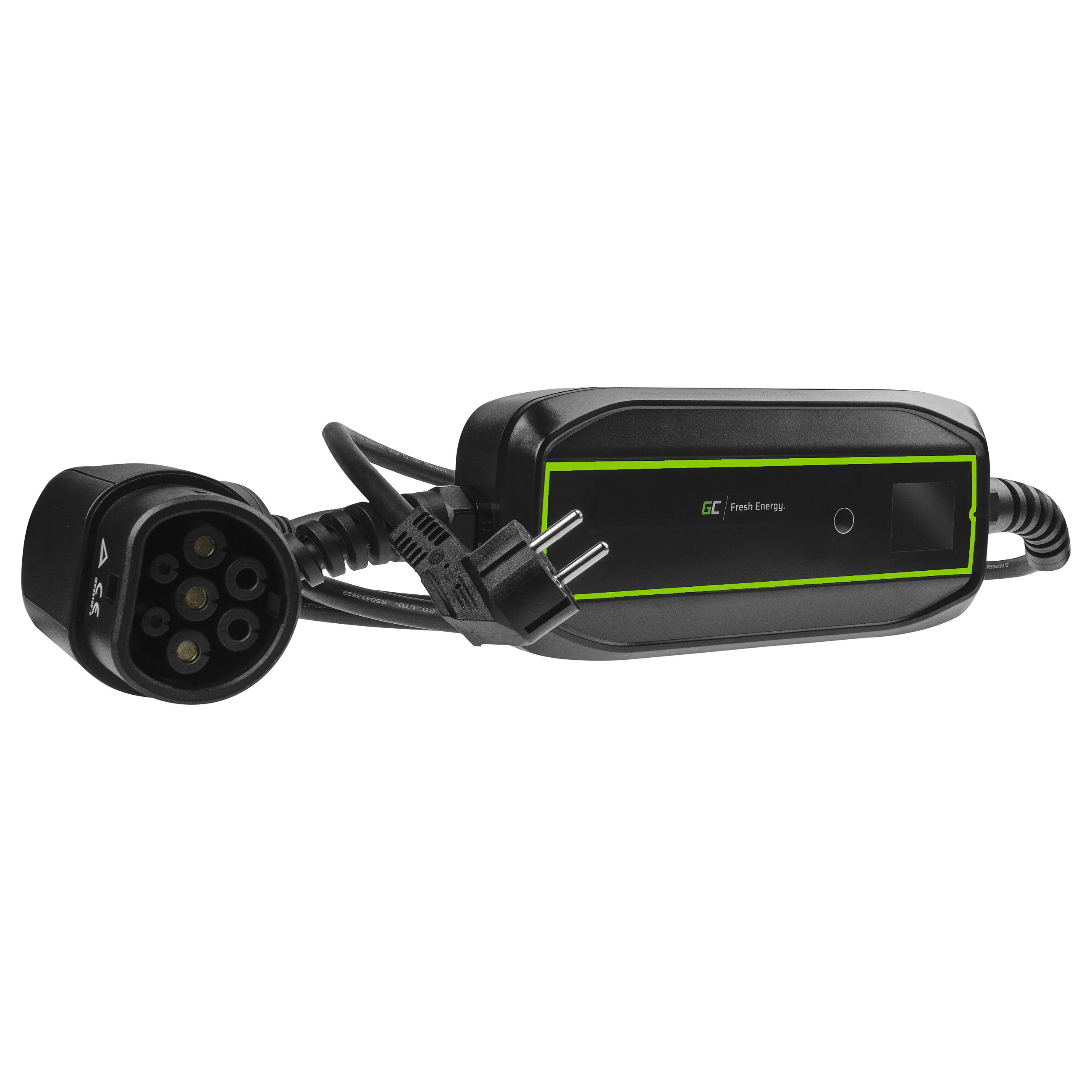 Prijenosni punjač za električna vozila GREEN CELL EV16 (Schuko na Type 2, 3.6 kW, 16A, 1-faza, 6.5 m, LCD)-2