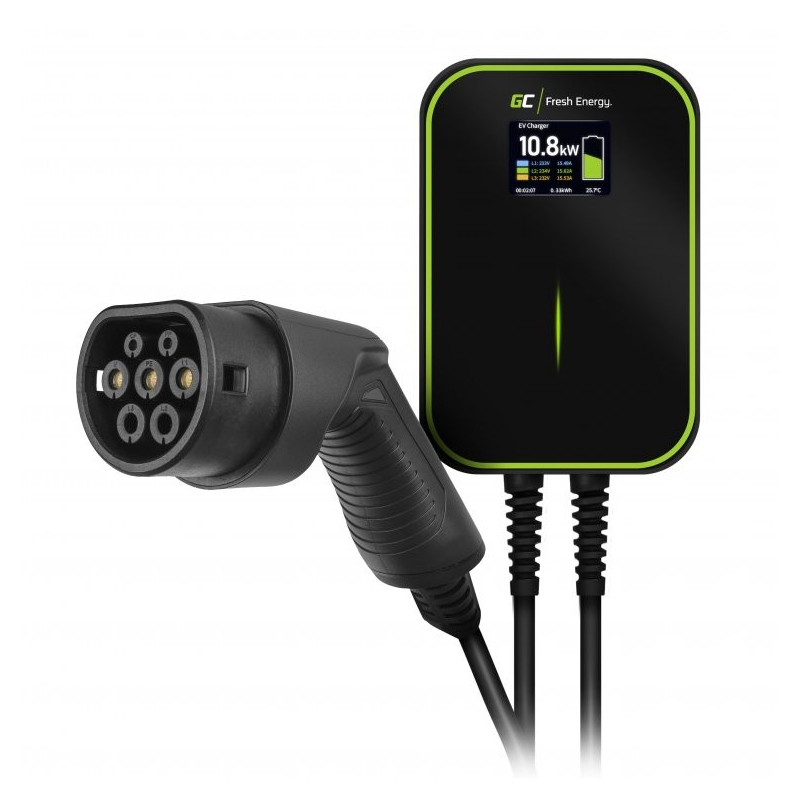 Green Cell (EV14) PowerBox 22kW, 32A punjač Tip 2 za punjenje električnih vozila i Plug-In hibrida 6m-1