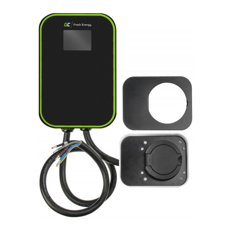 Punjač GREENCELL EV15RFID (snaga 22 kW, maksimalna snaga 32 A, napajanje 3 faze, voltaža 380 V/AC, radna temperatura -40 °C to +55 °C, stupanj zaštite IP66, dužina kabela 1 m)-1
