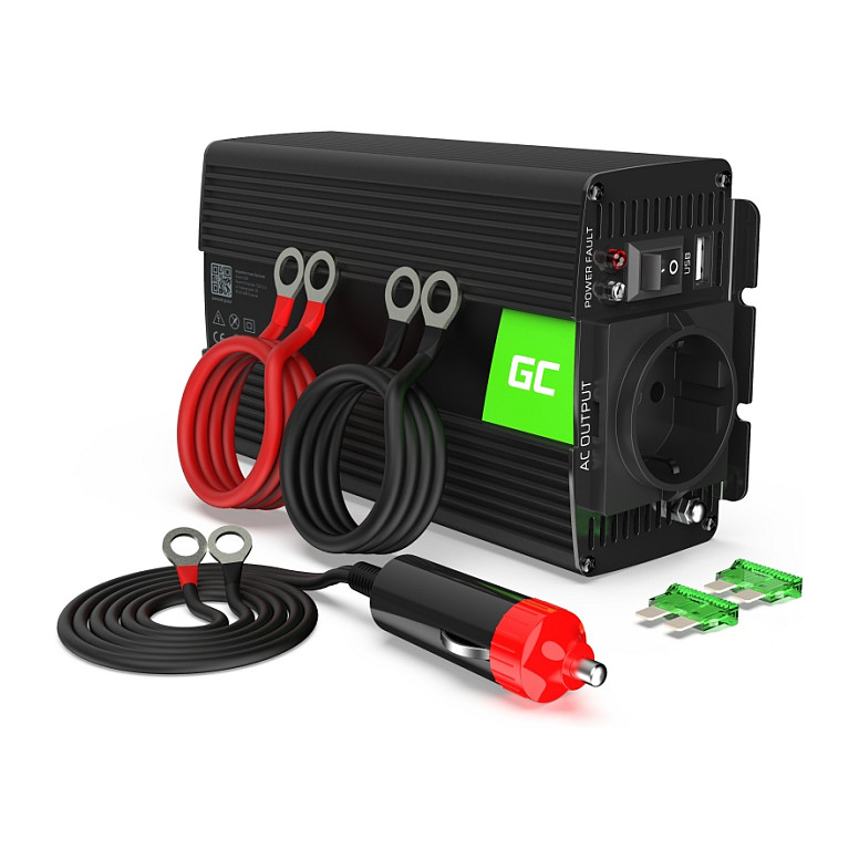 Green Cell strujni inverter 12V na 230V, 500W/1000W (INV03DE)-2
