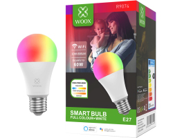 Žarulja WOOX WiFi Smart LED RGB+CCT E27 10W 806lm 2700K-6500K dimabilna